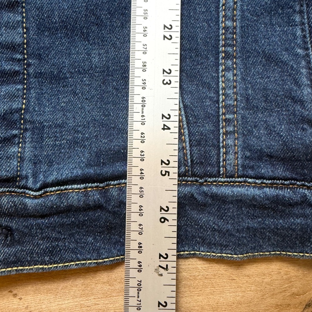 Levis Trucker Jacket Mens XL Blue Standard Fit Denim Button Front Coat New - Picture 10 of 11